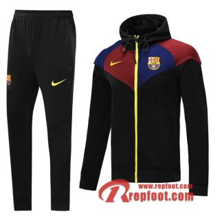 Veste A Capuche Survetement De Barcelone Noir Bleu Rouge 2019 2020 Nouveau