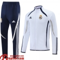 Veste Foot Real Madrid blanc Homme 2021 2022 JK264