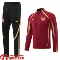 Veste Foot Arsenal rouge foncé Homme 2021 2022 JK267