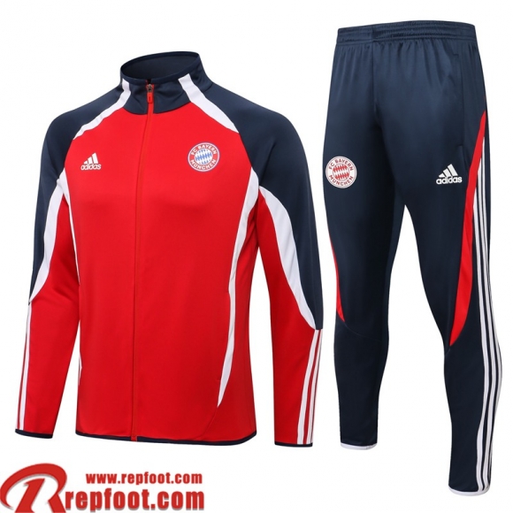 Veste Foot Bayern Munich rouge Homme 2021 2022 JK277 Veste Foot Bayern Munich rouge Homme 2021 2022 JK277