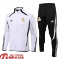 Veste Foot Real Madrid blanc Homme 2021 2022 JK279