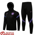 Veste Foot - Sweat A Capuche Barcelone noir Homme 2021 2022 JK288