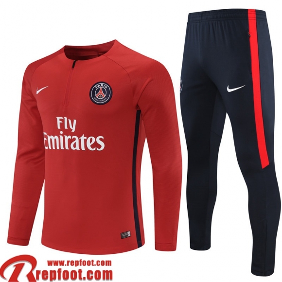 Survetement de Foot PSG rouge Homme 2021 2022 TG200  Survetement de Foot PSG rouge Homme 2021 2022 TG200
