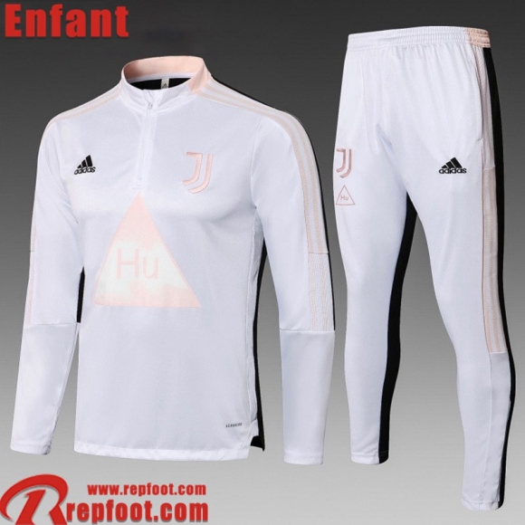 Survetement de Foot Juventus blanc Enfant 2021 2022 TK175