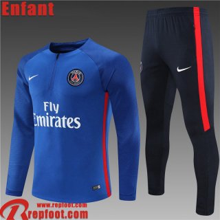 Survetement de Foot PSG bleu Enfant 2021 2022 TK176