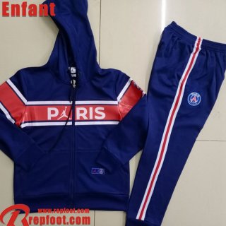 Veste Foot PSG bleu Enfant 2021 2022 TK206