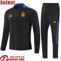 Veste Foot Real Madrid noir Enfant 2021 2022 TK222