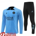 PSG Survetement de Foot bleu clair Homme 22 23 TG614