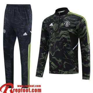 Manchester United Survetement de Foot noir Homme 22 23 TG624