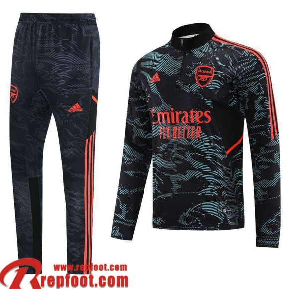 Arsenal Survetement de Foot noir Homme 22 23 TG627