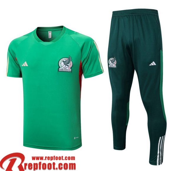 Messico Survetement T Shirt vert Homme 22 23 TG639 Messico Survetement T Shirt vert Homme 22 23 TG639