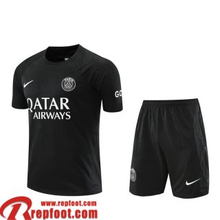 PSG Survetement T Shirt noir Homme 22 23 TG654