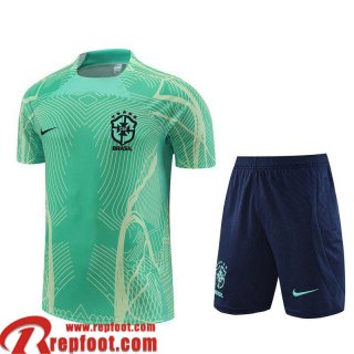 Brasile Survetement T Shirt vert Homme 22 23 TG657