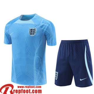 Inghilterra Survetement T Shirt bleu ciel Homme 22 23 TG671