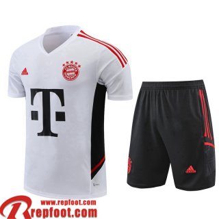 Bayern Monaco Survetement T Shirt Blanc Homme 22 23 TG681