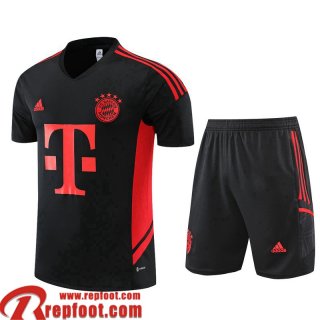 Bayern Monaco Survetement T Shirt noir Homme 22 23 TG682