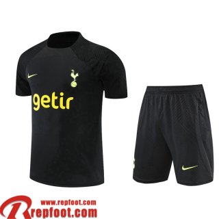 Tottenham Hotspur Survetement T Shirt noir Homme 22 23 TG683