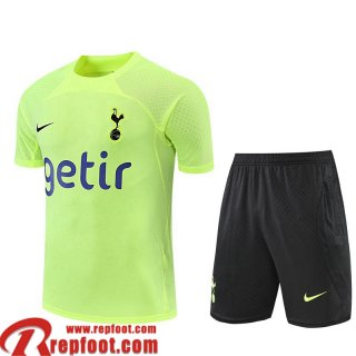 Tottenham Hotspur Survetement T Shirt jaune fluo Homme 22 23 TG694
