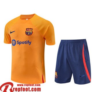 Barcellona Survetement T Shirt orange Homme 22 23 TG696
