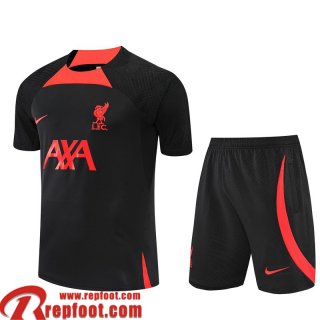 Liverpool Survetement T Shirt noir Homme 22 23 TG701