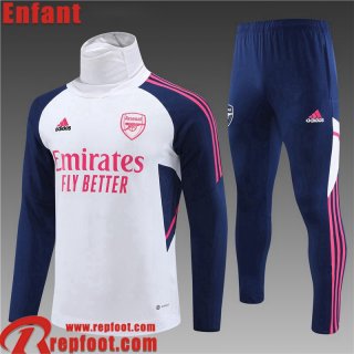 Arsenal Survetement de Foot Blanc Enfant 22 23 TK538