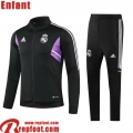 Real Madrid Veste Foot noir Enfant 22 23 TK543 Real Madrid Veste Foot noir Enfant 22 23 TK543