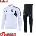 Real Madrid Veste Foot Blanc Enfant 22 23 TK544 Real Madrid Veste Foot Blanc Enfant 22 23 TK544