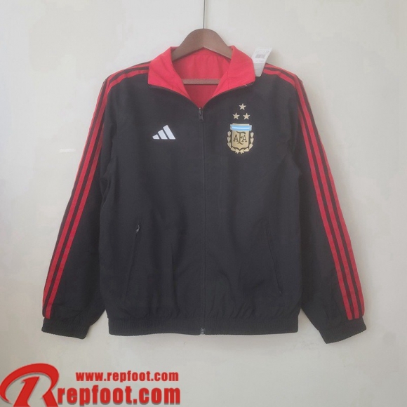 Argentina Coupe Vent - Sweat a Capuche noir Homme 22 23 WK242