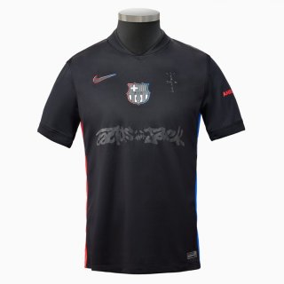 Barcelone Maillot De Foot Homme 24 25 Exterieur travis scott-2