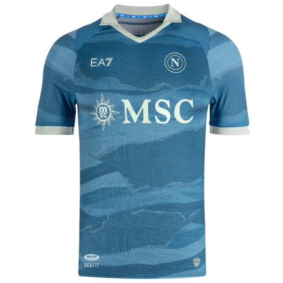 SSC Naples Maillot De Foot Partenope Homme 24 25  SSC Naples Maillot De Foot Partenope Homme 24 25