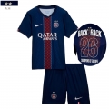 PSG Maillots De Foot 26 # Champions BACK2BACK Domicile Enfant 25 26