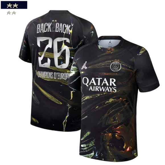 PSG Maillot De Foot 2 étoile champion 26 Special Edition BACK2BACK 25 26 TBD612