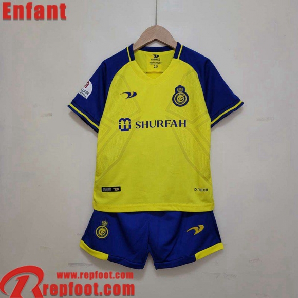 Al-Nassr Maillots Foot Domicile Enfant 22 23