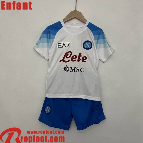 Naples Maillots Foot Exterieur Enfant 22 23