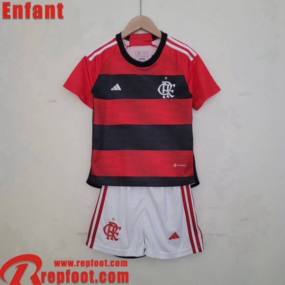Flamengo Maillots Foot Version divulguee Domicile Enfant 23 24