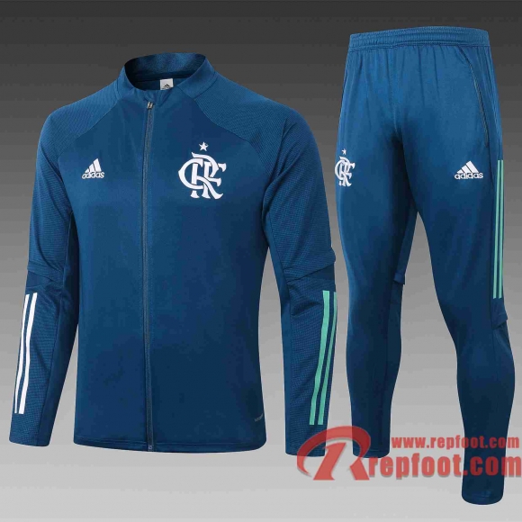 Flamengo Veste foot 20 21 bleu marin A313#