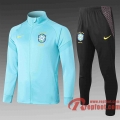 Bresil Veste foot 20 21 bleu A347#