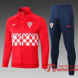 Croatie Veste foot Rouge A357e 20 21