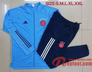 Ajax Veste foot bleu marin A360 20 21