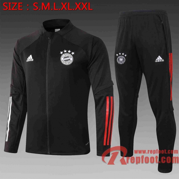 Bayern Munich Veste foot Noir A362e 20 21  Bayern Munich Veste foot Noir A362e 20 21