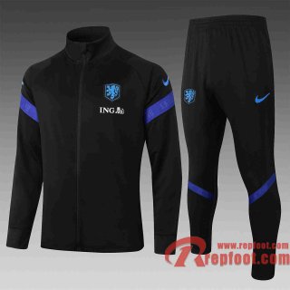 Pays-Bas Veste foot Noir 20 21 A393