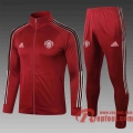 Manchester United Veste foot cramoisi 20 21 A400