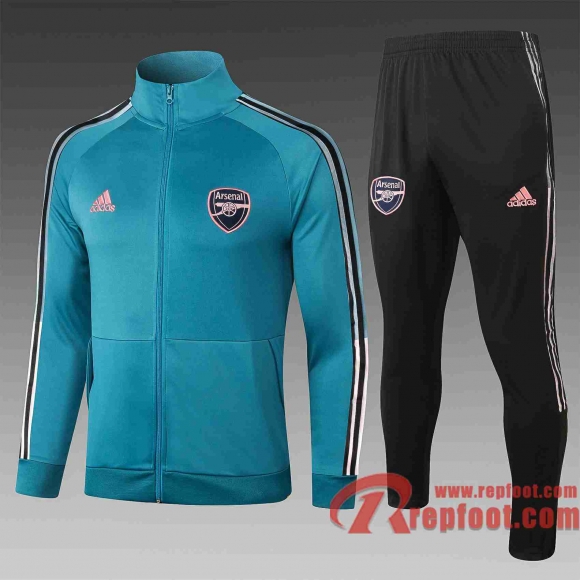 Arsenal Veste foot Bleu 20 21 A402