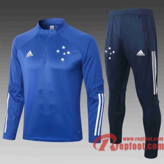 Cruzeiro EC Survetement Foot 20 21 Bleu clair Grande taille