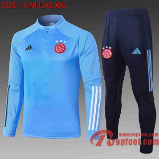 Ajax Survetement Foot bleu marin B407 20 21