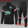 Barcelone Survetement Foot noir 20 21 B425