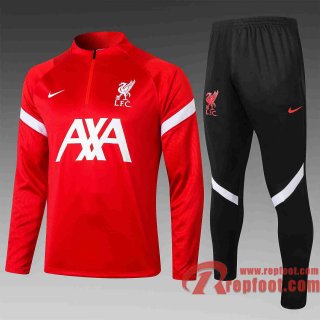 Liverpool Survetement Foot Rouge 20 21 B434