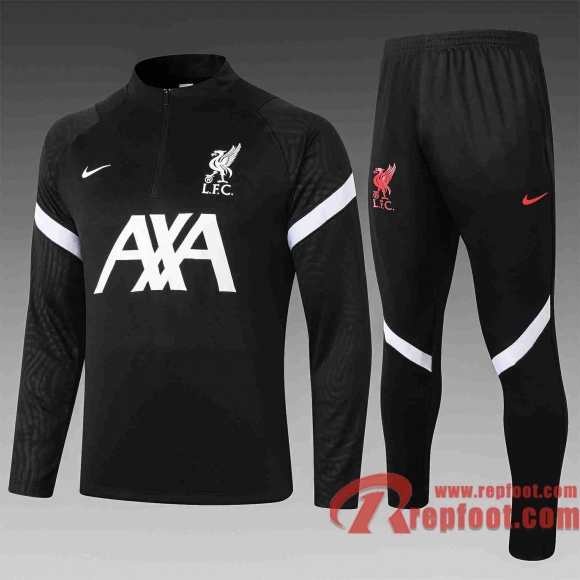 Liverpool Survetement Foot Noir 20 21 B435