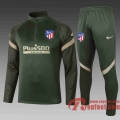 Atletico Madrid Survetement Foot Armée verte 20 21 B444 Atletico Madrid Survetement Foot Armée verte 20 21 B444