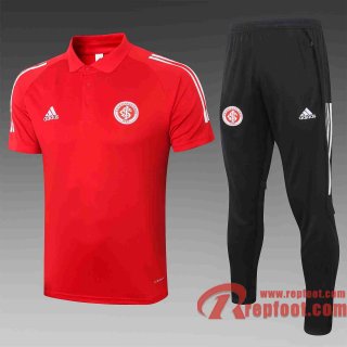 Bresil Polo de foot 20 21 rouge C449#